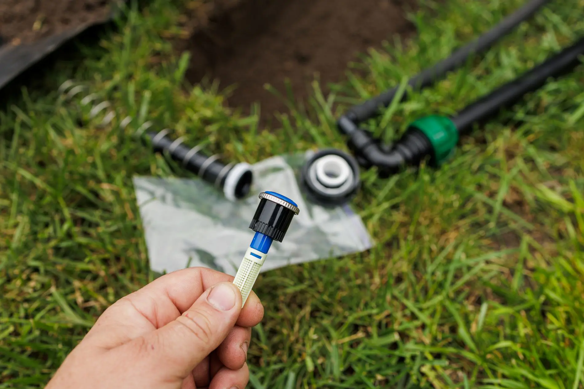 Sprinkler system repair and irrigation components